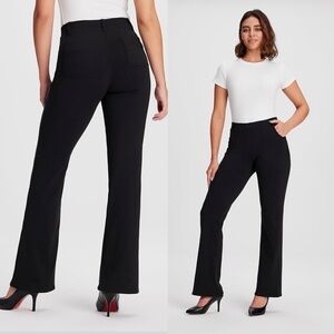 NWT Yogipace Black Bootcut Stretch Pants 33L Women’s L
